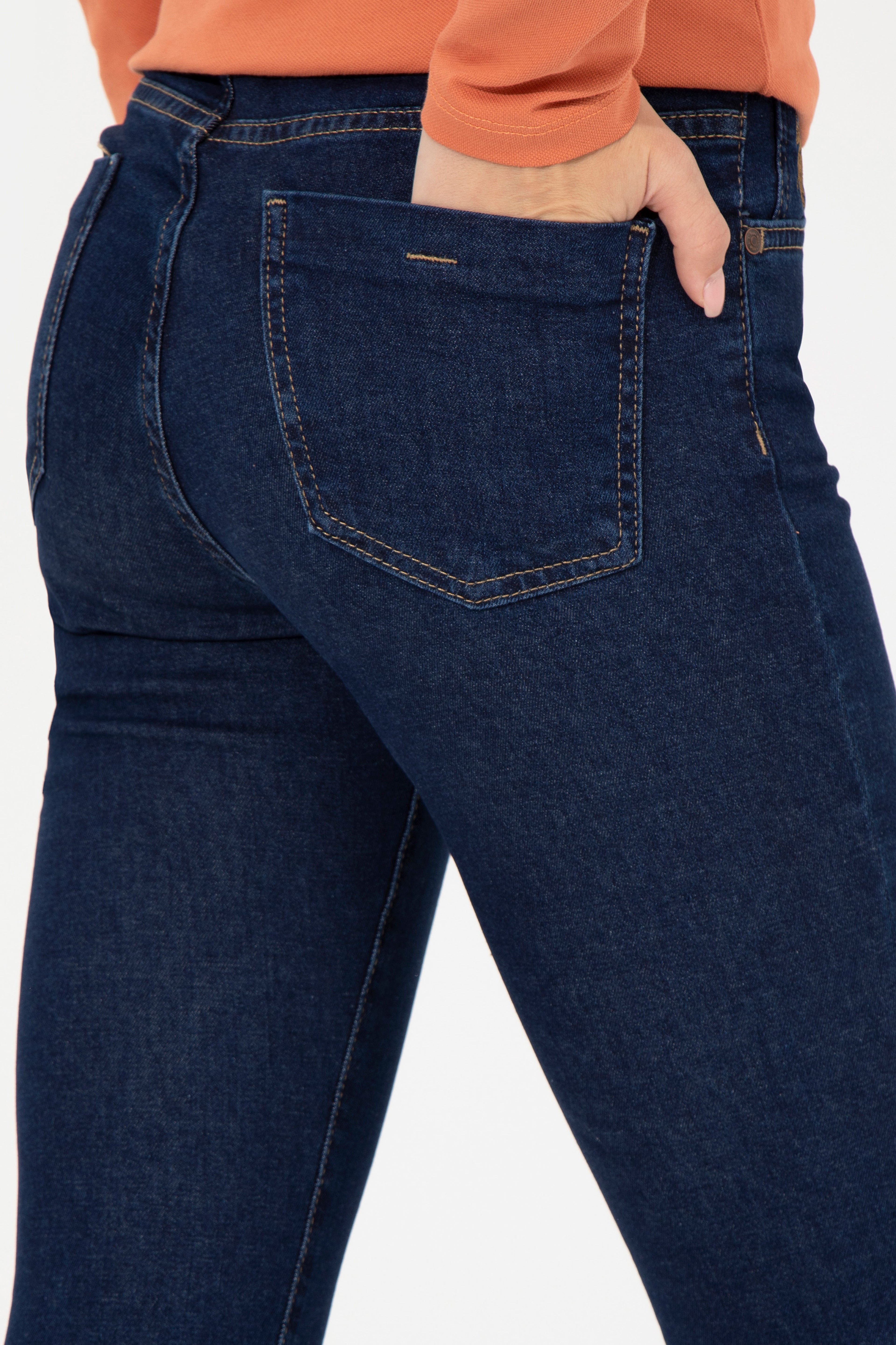 Kadın Mavi Jean Pantolon - Image 7