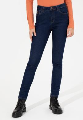 Kadın Mavi Jean Pantolon - 50254685002