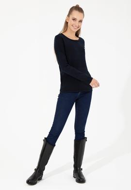 Kadın Lacivert Kazak - 50251895012