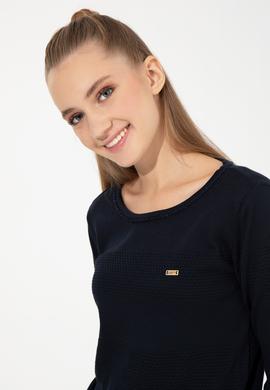 Kadın Lacivert Kazak - 50251895012