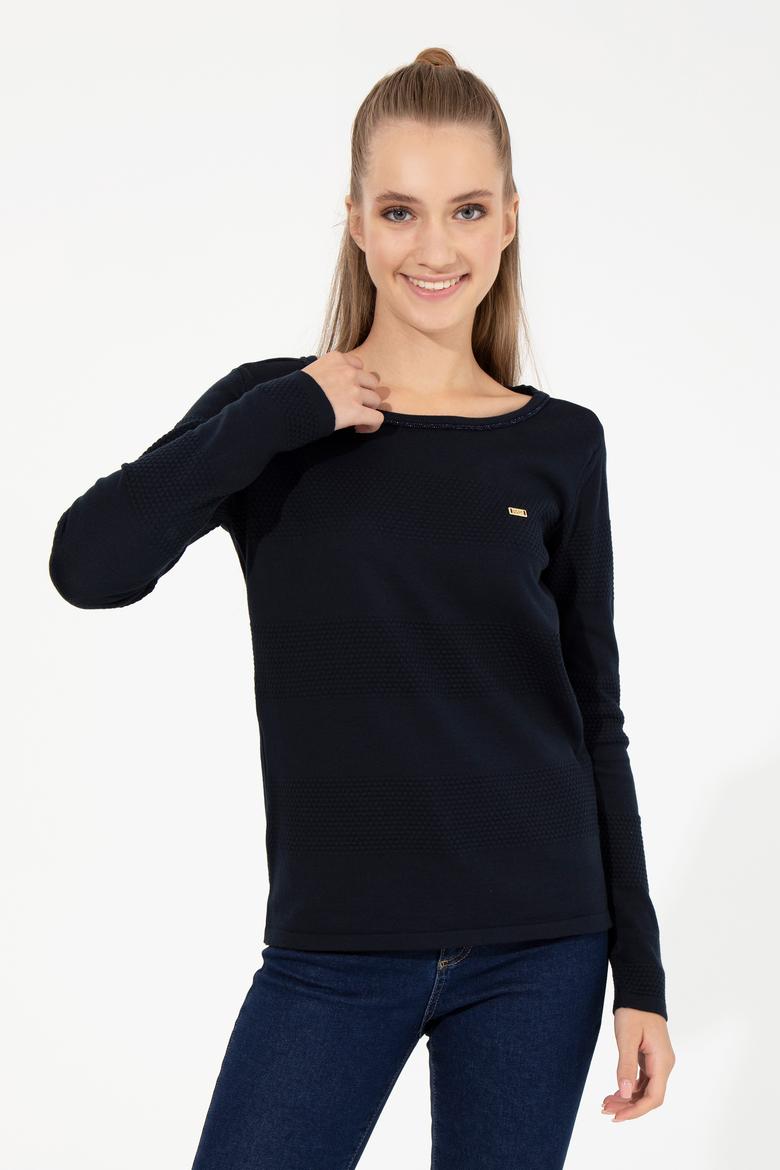 Kadın Lacivert Kazak - 50251895012