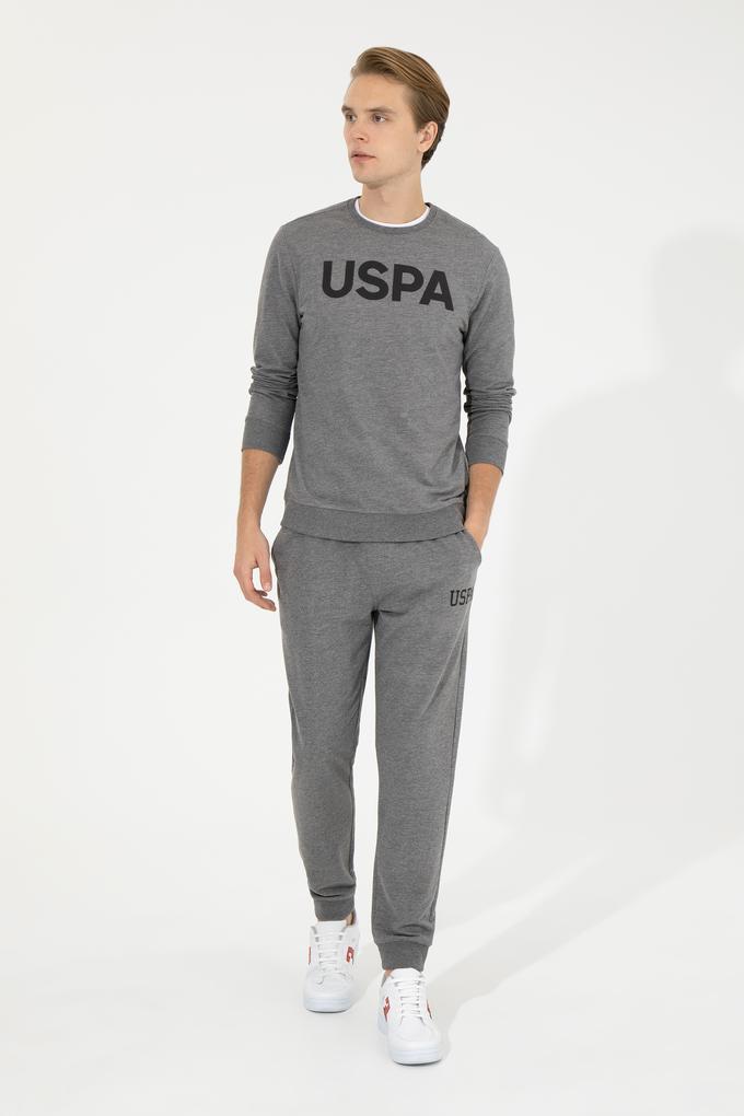 Erkek Antrasit Melanj Eşofman Altı