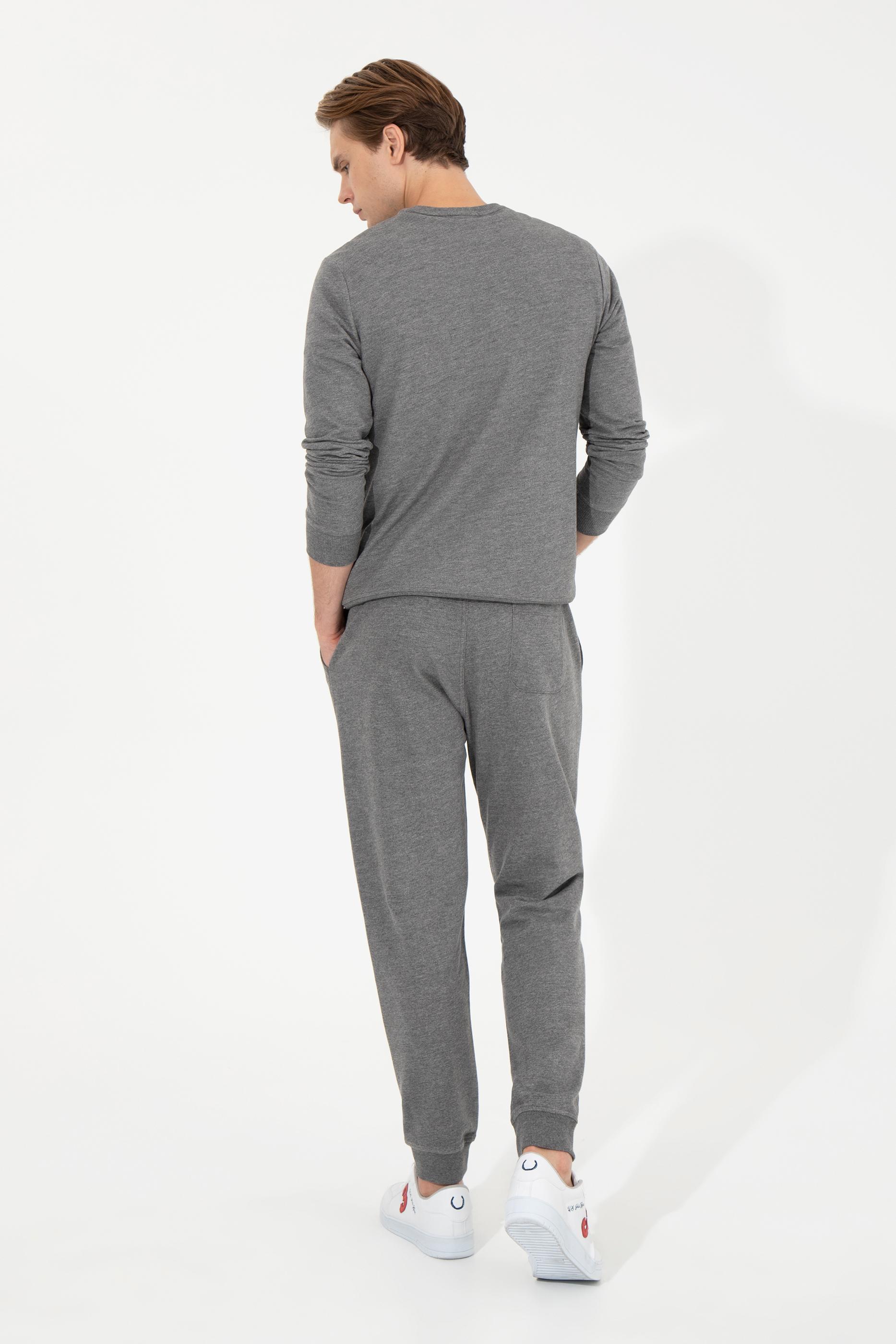 Erkek Antrasit Melanj Eşofman Altı