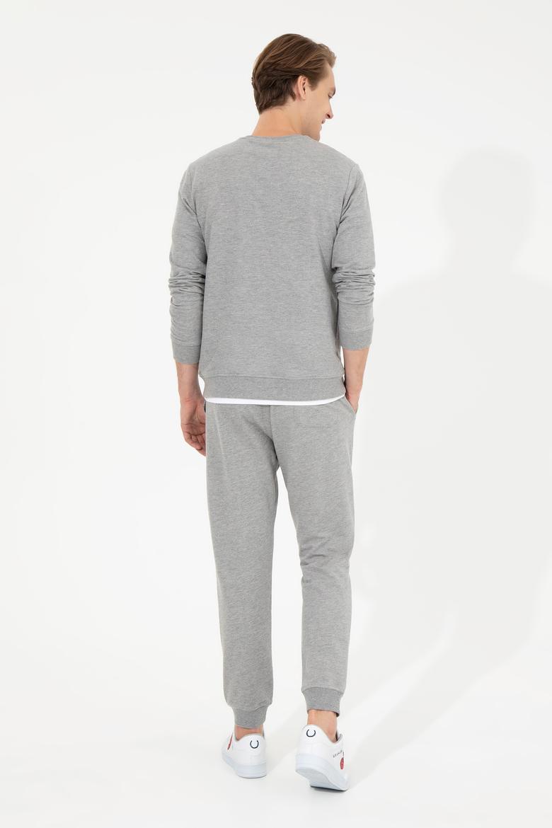 Erkek Gri Melanj Eşofman Altı - 50257275051