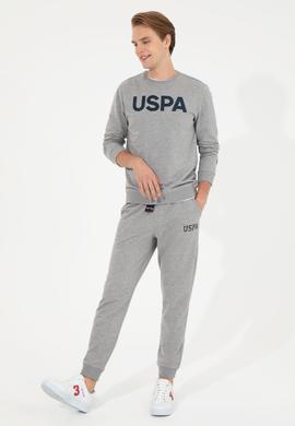 Erkek Gri Melanj Eşofman Altı - 50257275051