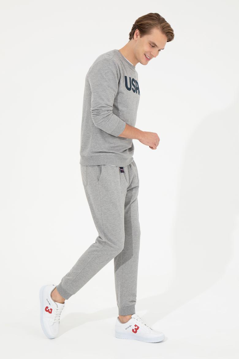 Erkek Gri Melanj Eşofman Altı - 50257275051