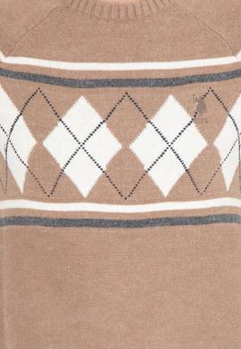 Erkek Camel Bisiklet Yaka Triko Kazak - 50258079017