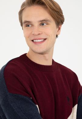 Erkek Lacivert Bisiklet Yaka Triko Kazak - 50258312002