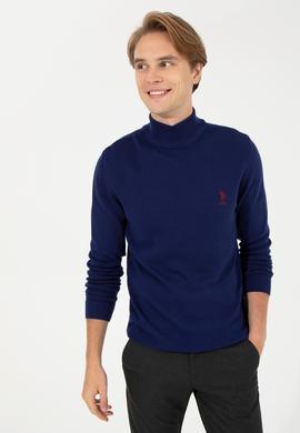 Erkek Mavi Basic Kazak - 50253449149