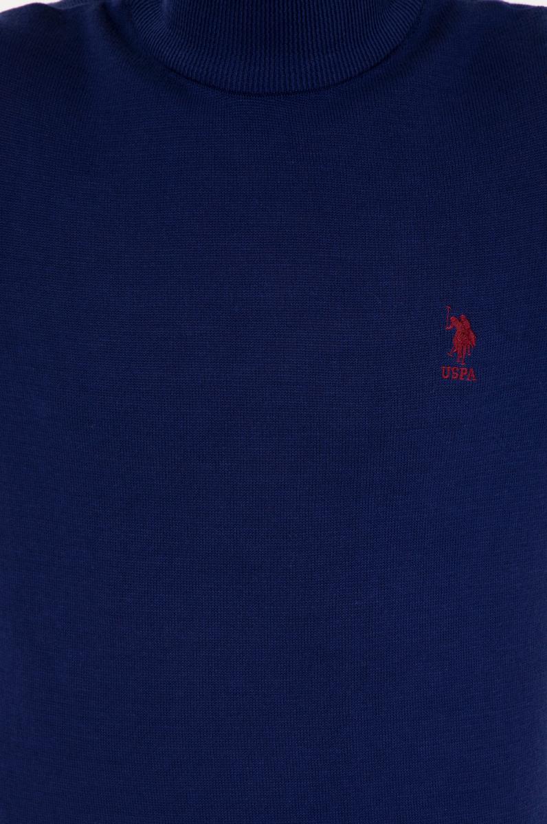 Erkek Mavi Basic Kazak