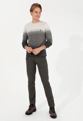 Erkek Antrasit Melanj Kazak - 50252199027