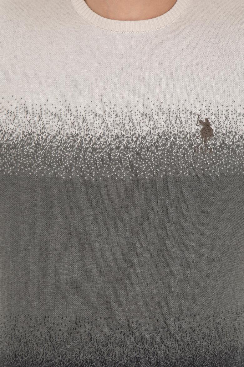 Erkek Antrasit Melanj Kazak - 50252199027