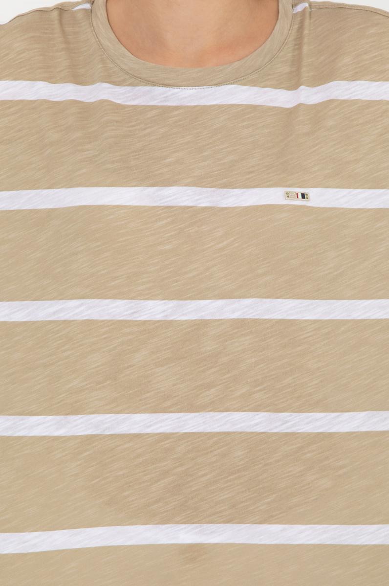 Kadın Haki Bisiklet Yaka Tişört