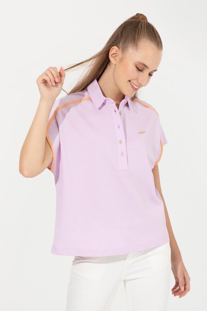 Kadın Manolya Polo Yaka Tişört