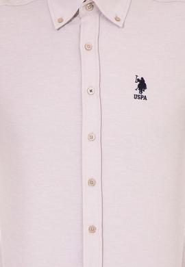 Erkek Vizon Uzun Kollu Basic Gömlek - 50253873079