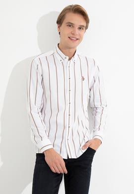 Erkek Beyaz Uzun Kollu Gömlek - 50261275009