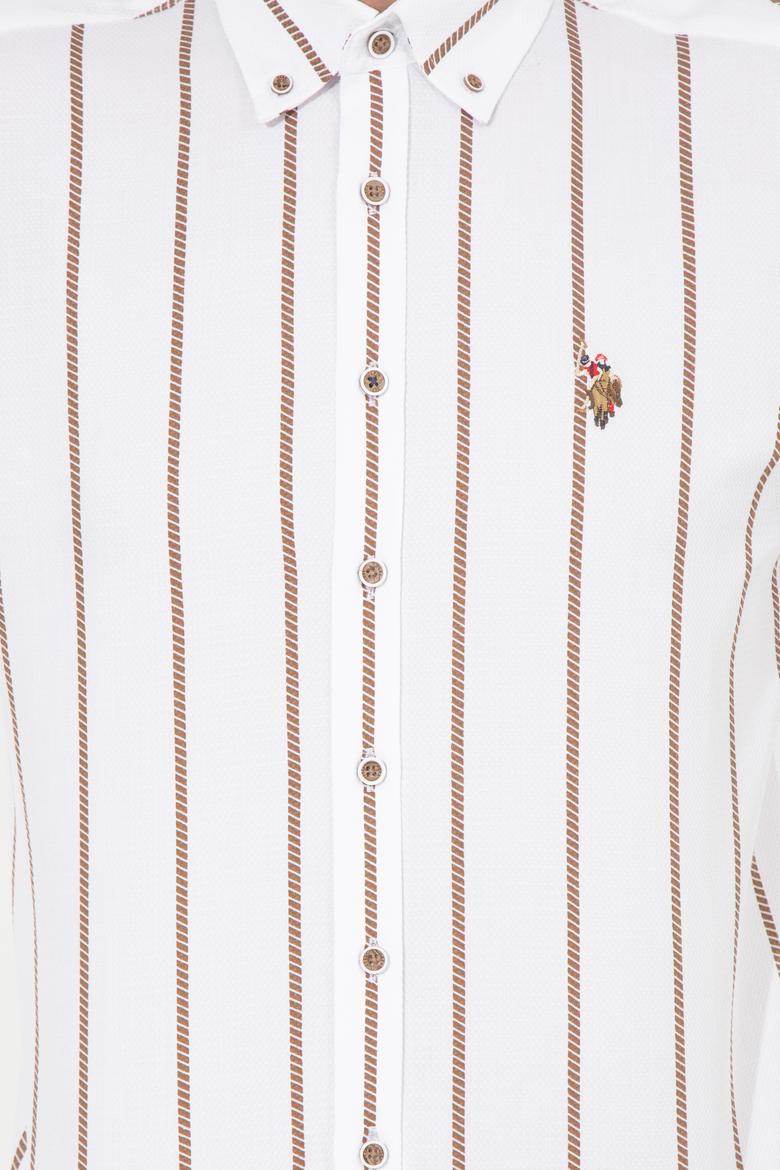 Erkek Beyaz Uzun Kollu Gömlek - 50261275009