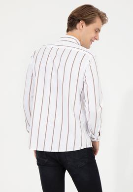 Erkek Beyaz Uzun Kollu Gömlek - 50261275009