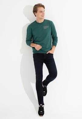 Erkek Yeşil Sweatshirt - 50253289041