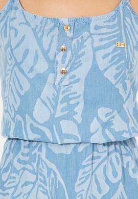 Kadın Açık Mavi Jean Elbise - 50247660003