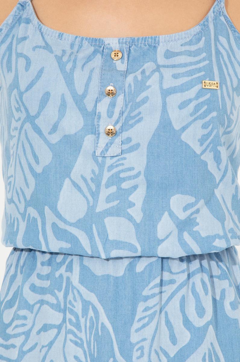 Kadın Açık Mavi Jean Elbise