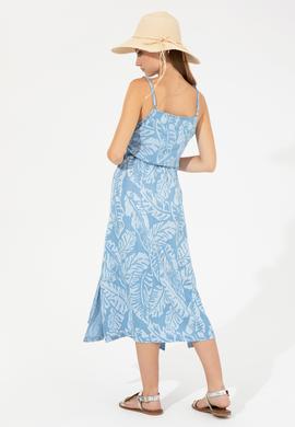 Kadın Açık Mavi Jean Elbise - 50247660003