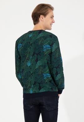 Erkek Lacivert Sweatshirt - 50256354009