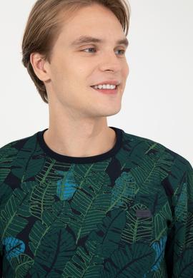 Erkek Lacivert Sweatshirt - 50256354009