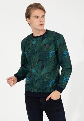 Erkek Lacivert Sweatshirt - 50256354009