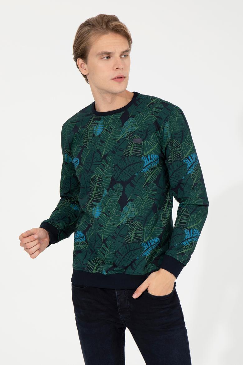 Erkek Lacivert Sweatshirt