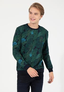 Erkek Lacivert Sweatshirt - 50256354009