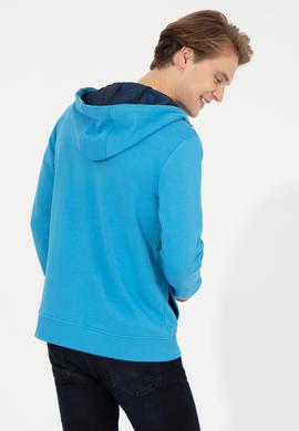 Erkek Kobalt Mavi Örme Hırka - 50253188020