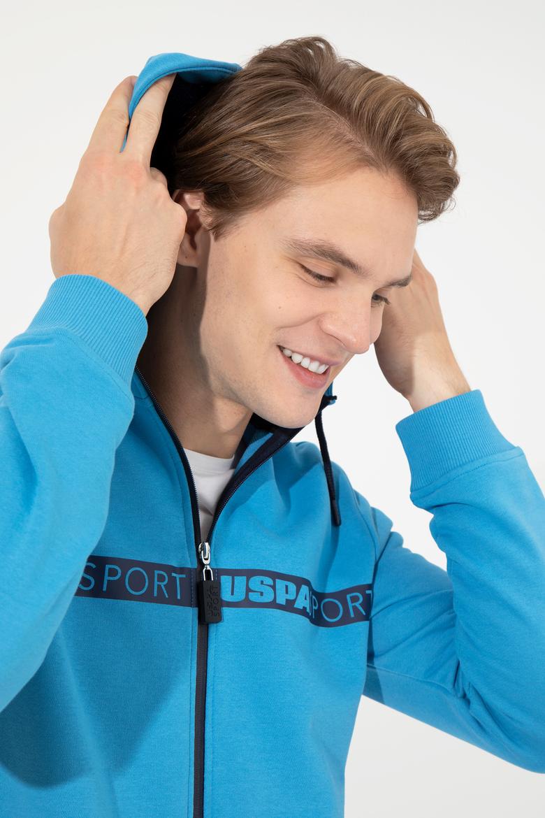 Erkek Kobalt Mavi Örme Hırka - 50253188020