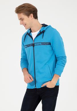 Erkek Kobalt Mavi Örme Hırka - 50253188020