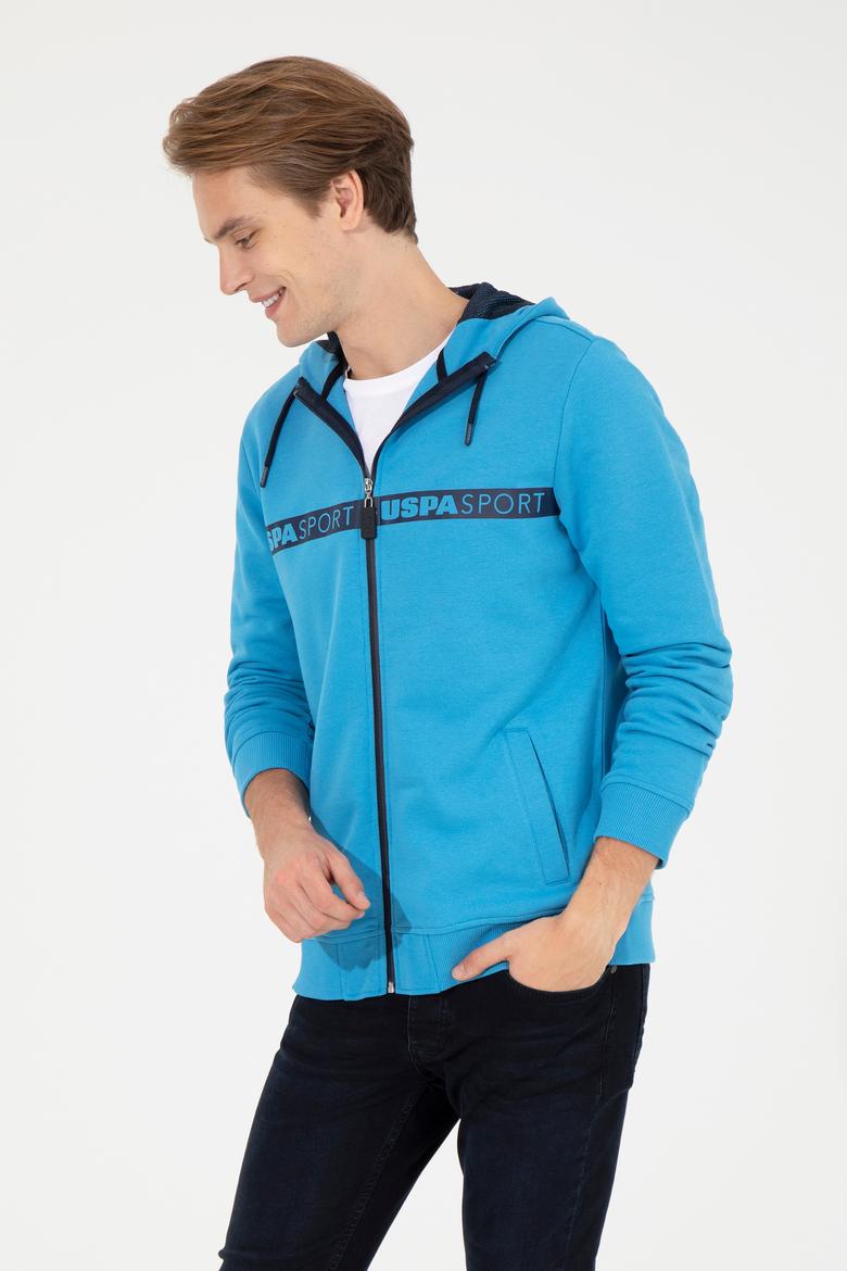 Erkek Kobalt Mavi Örme Hırka - 50253188020