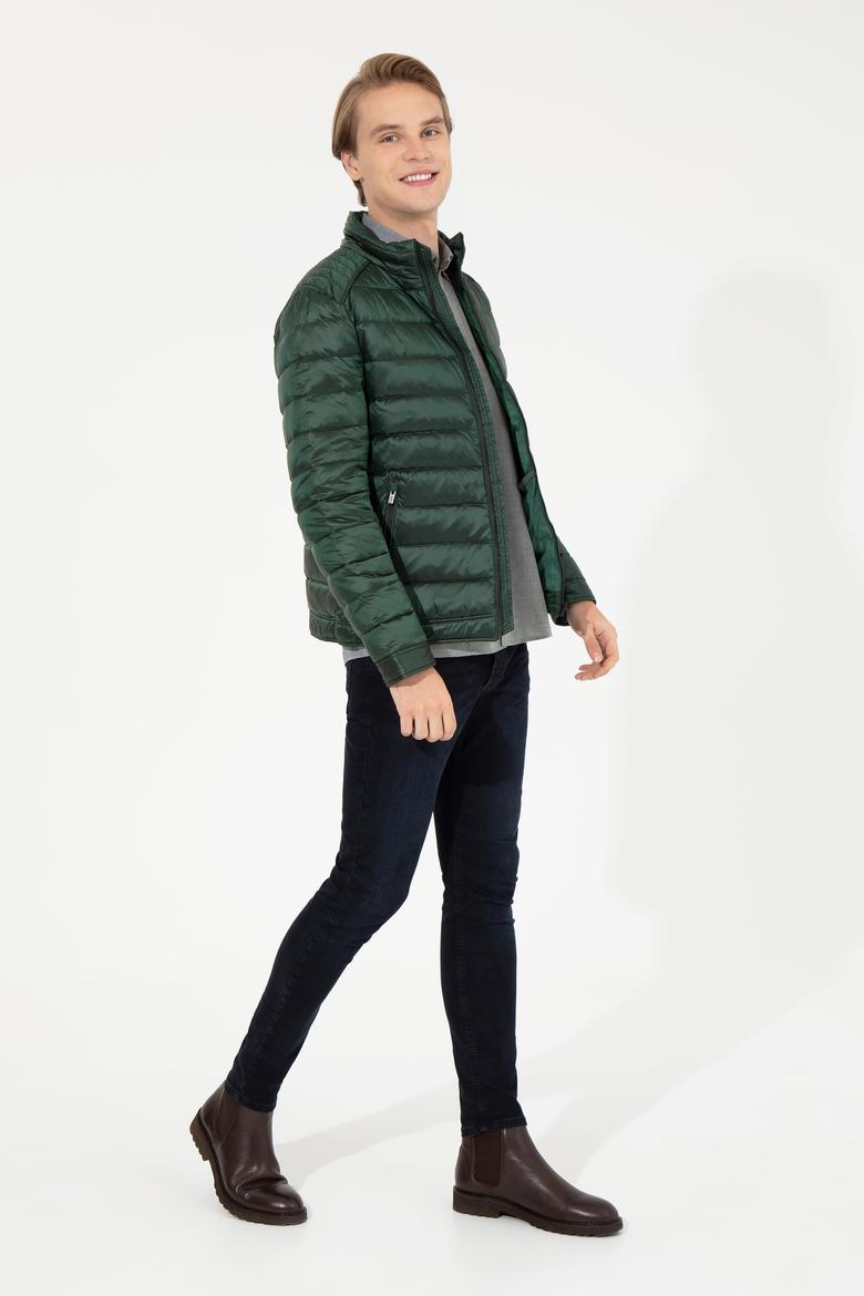 Erkek Yeşil Mont - 50255151039