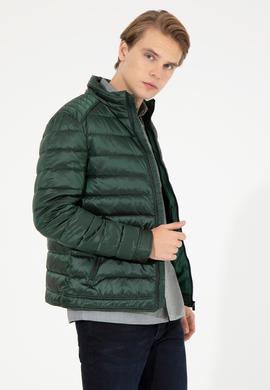 Erkek Yeşil Mont - 50255151039