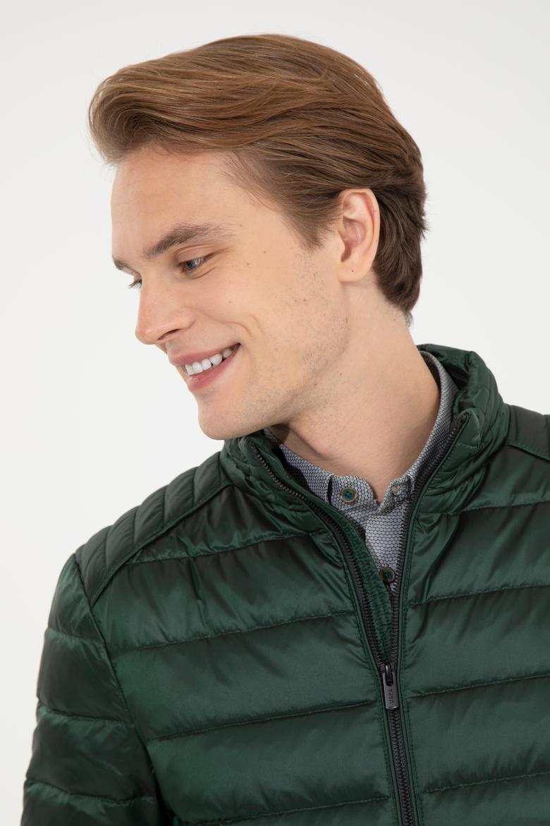 Erkek Yeşil Mont - 50255151039