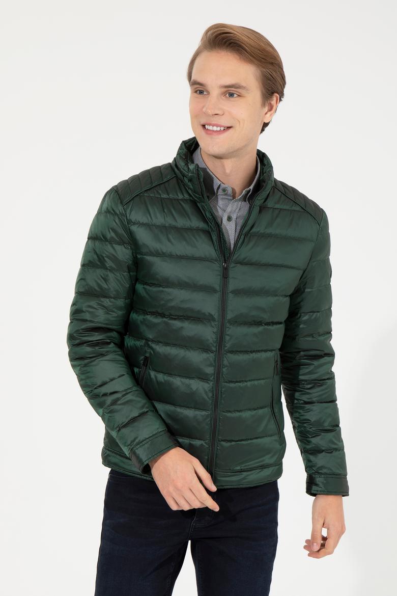 Erkek Yeşil Mont - 50255151039