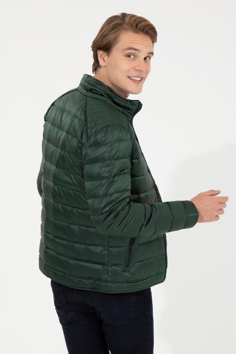 Erkek Yeşil Mont - 50255151039