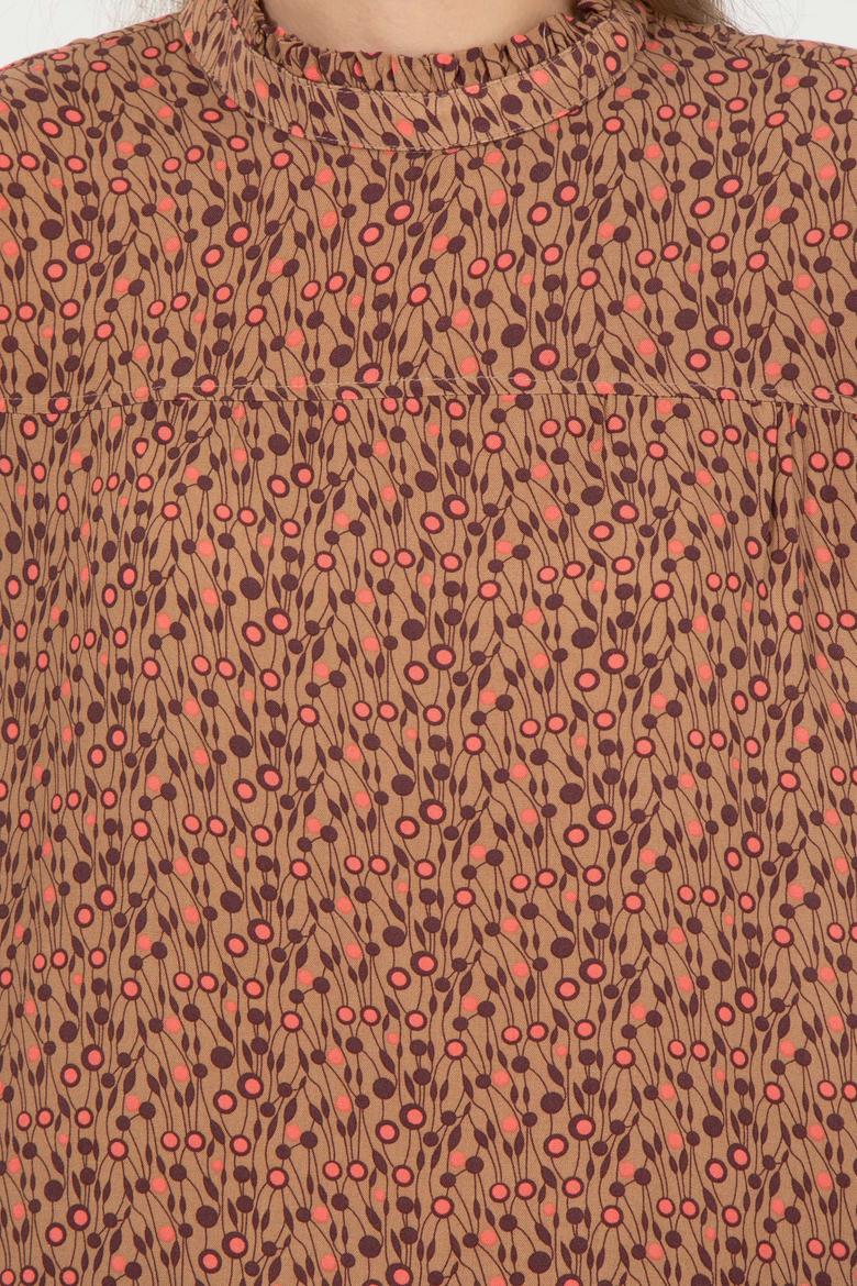 Kadın Camel Uzun Kollu Gömlek - 50254659012