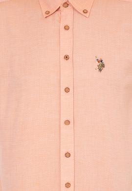 Erkek Kiremit Uzun Kollu Basic Gömlek - 50256733043