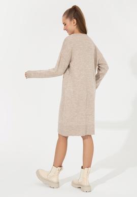 Kadın Taş Melanj Triko Elbise - 50257827004