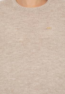 Kadın Taş Melanj Triko Elbise - 50257827004