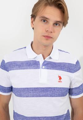 Erkek Mavi Polo Yaka Tişört - 50249170038