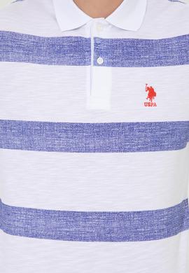 Erkek Mavi Polo Yaka Tişört - 50249170038