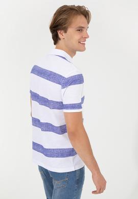 Erkek Mavi Polo Yaka Tişört - 50249170038