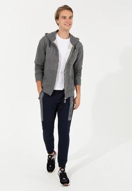 Erkek Vişne Comfort Örme Hırka - 50253388012