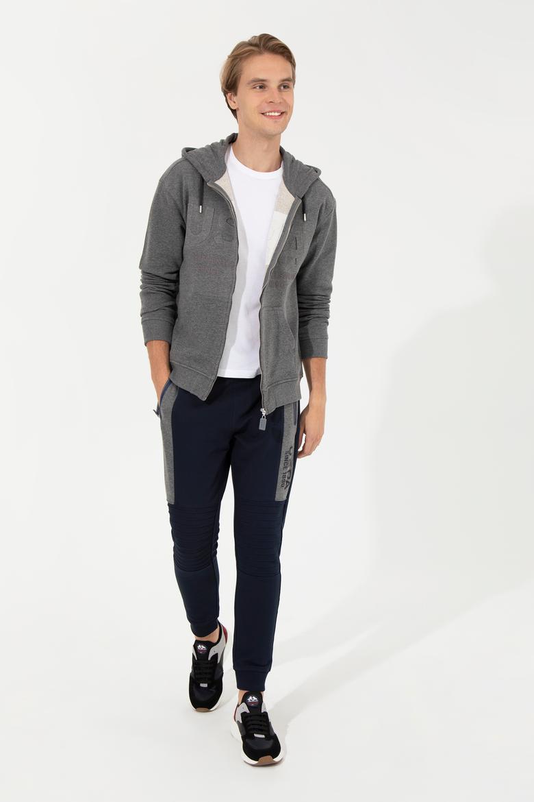 Erkek Vişne Comfort Örme Hırka - 50253388012