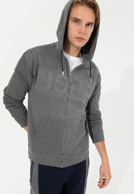 Erkek Vişne Comfort Örme Hırka - 50253388012